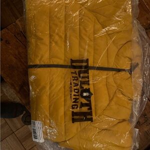Duluth Trading Co. Mustard Quilted Jacket